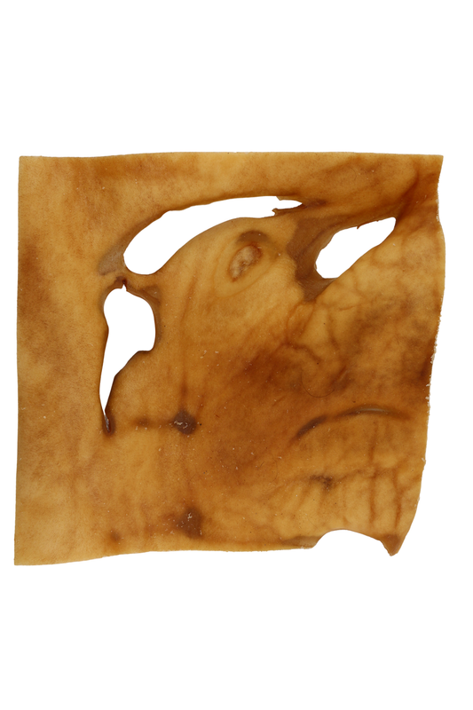 Getrocknete Rinderkopfhaut-Platte