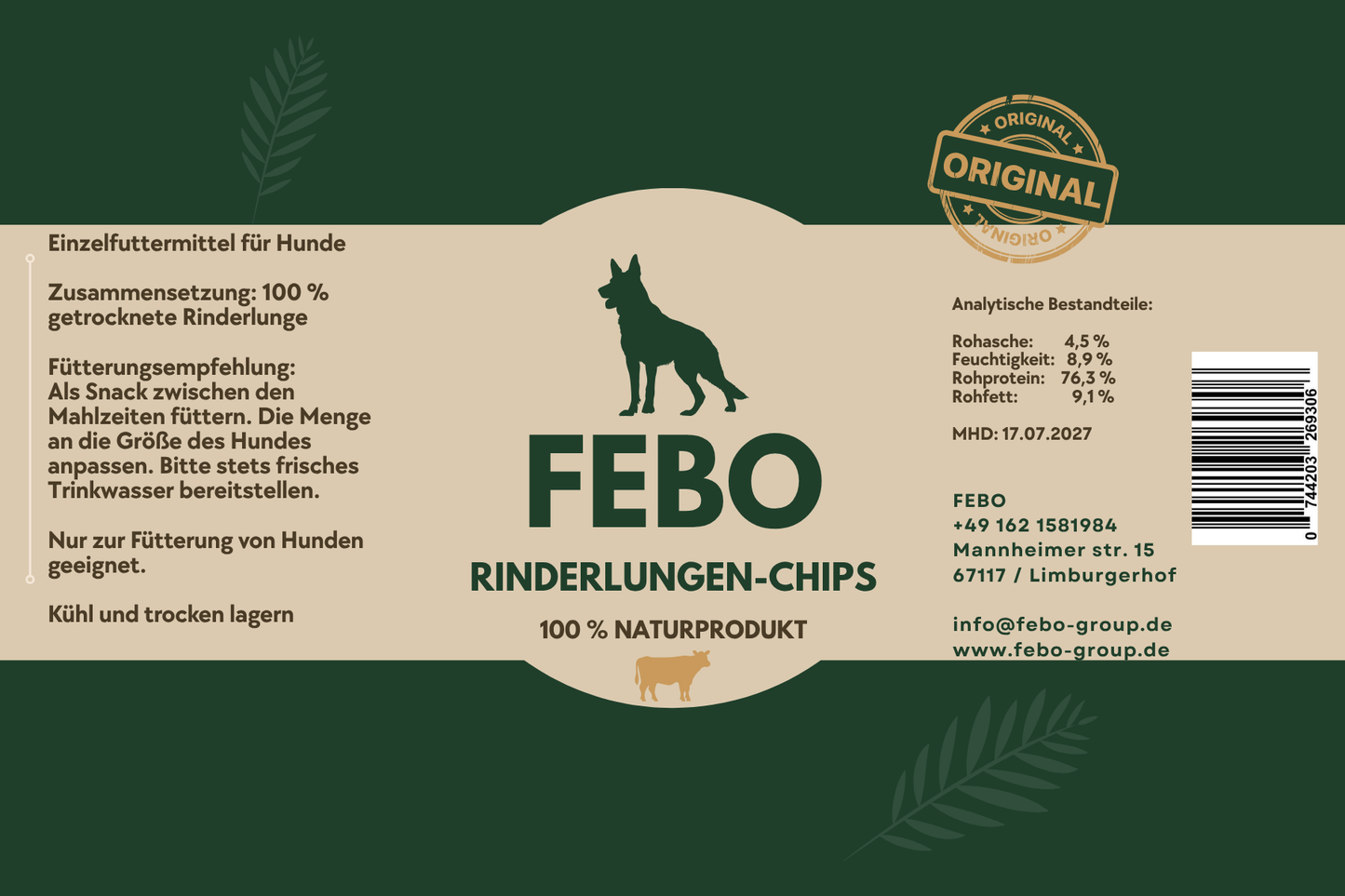 RINDERLUNGEN-CHIPS