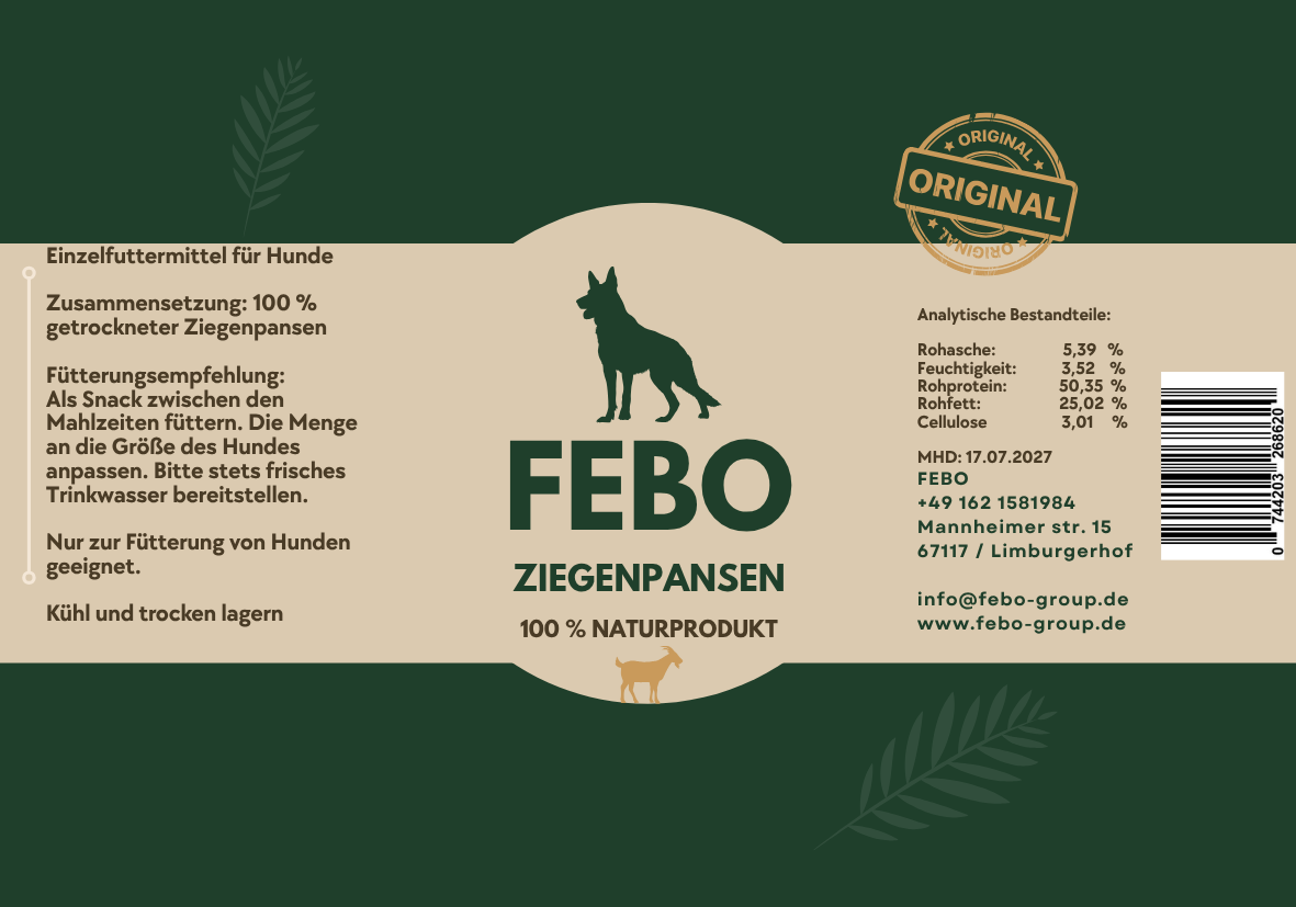 ZIEGENPANSEN 500 GR