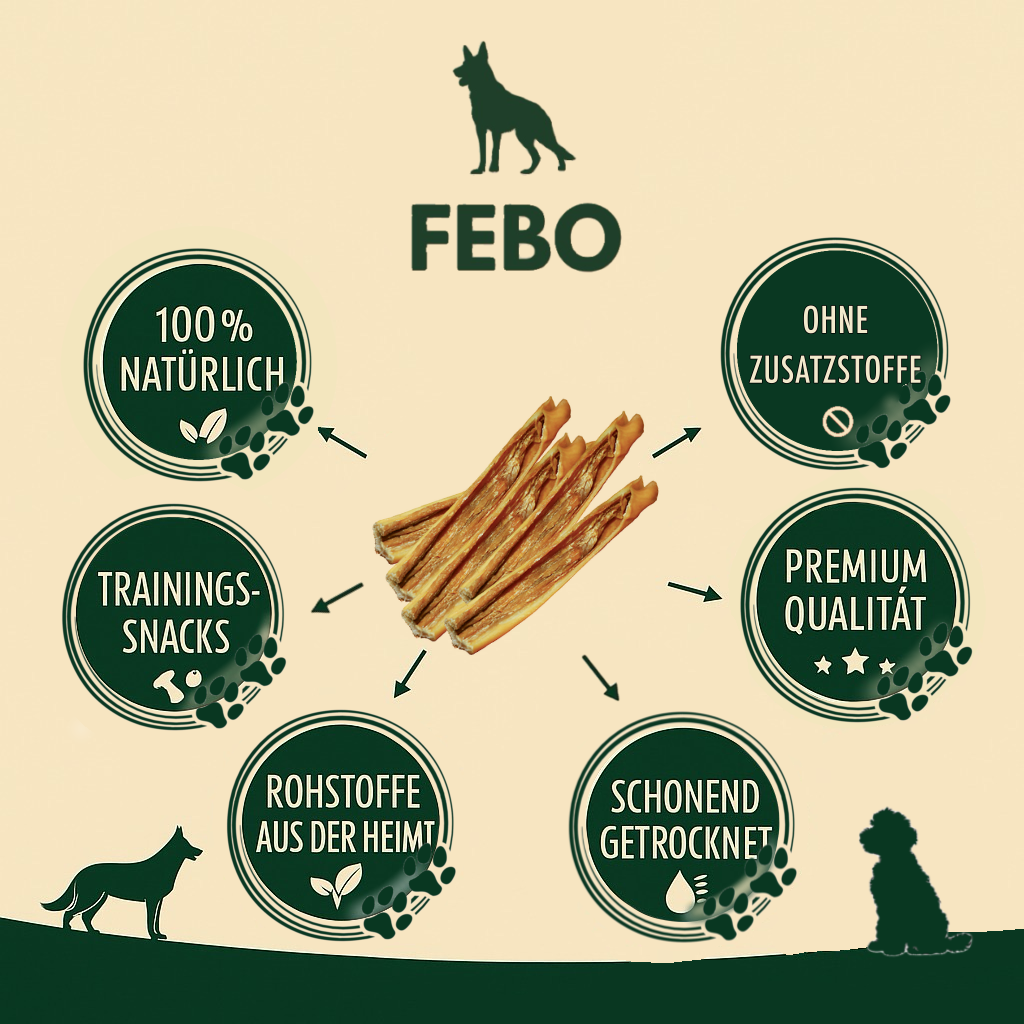 Getrocknete Pferdehaut 25-30cm