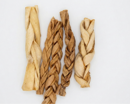 Getrocknete Geflochtene Ziegenhaut