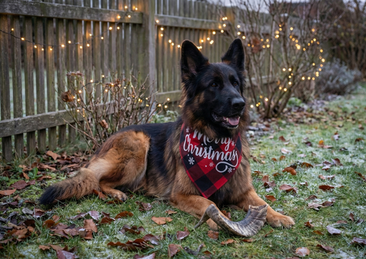 🎄 Weihnachts-Geschenkbox Natürliche Kauartikel für Hunde