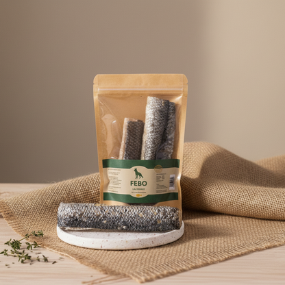 Getrocknete Lachshaut