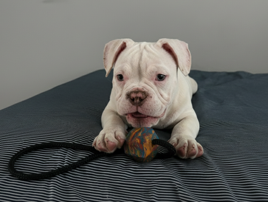 Trainings-Zerrwürfel für Hunde mit Seil