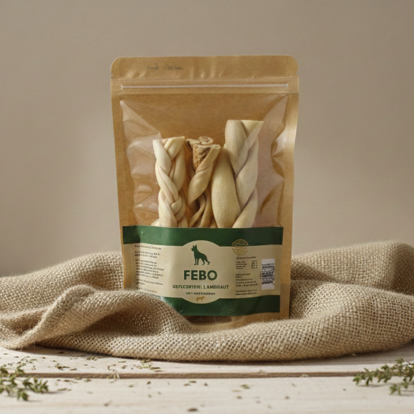 GEFLOCHTENE LAMMHAUT