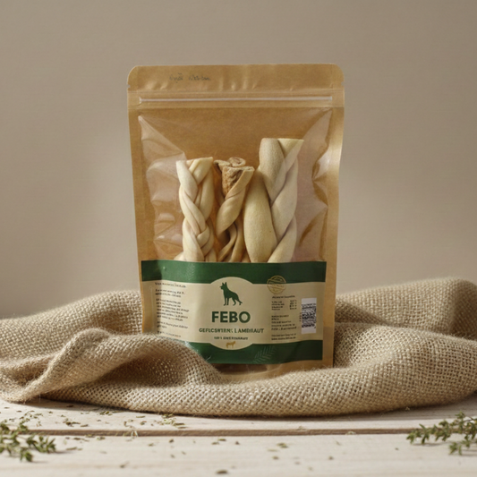 GEFLOCHTENE LAMMHAUT