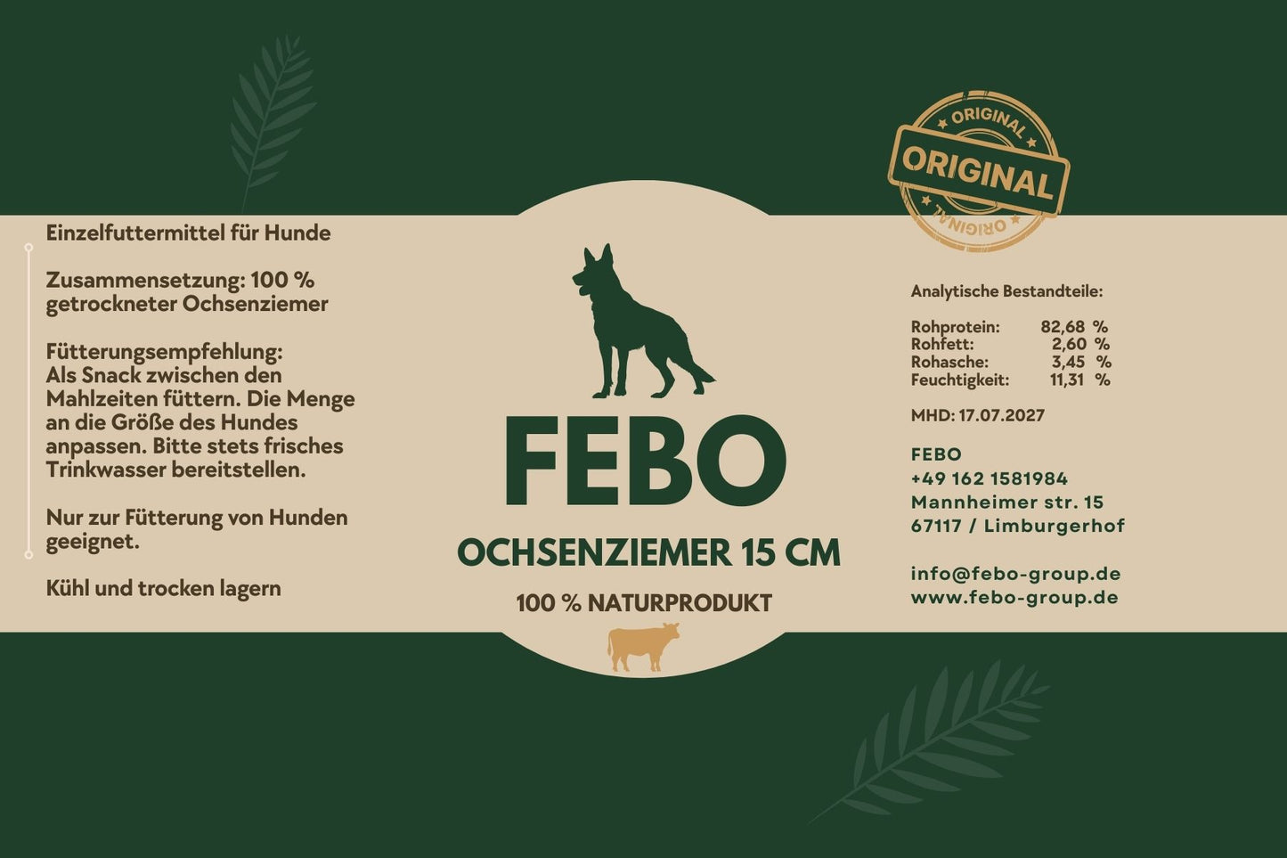 OCHSENZIEMER 15 cm