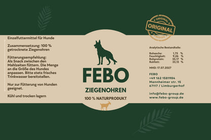 ZIEGENOHREN MIT FELL