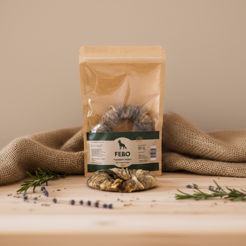 Getrockneter Fischhaut-Donut