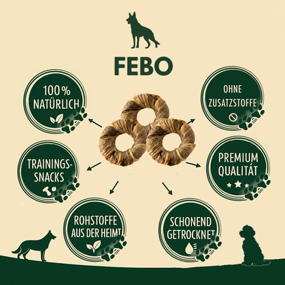 Getrockneter Fischhaut-Donut