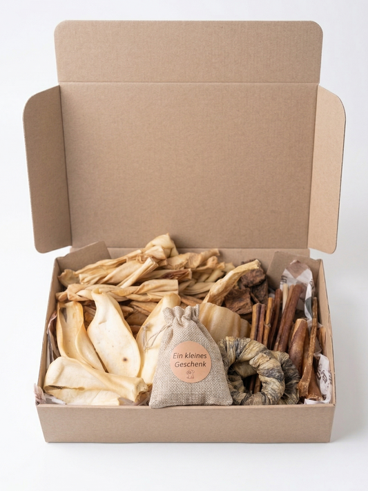 Kaubox für mittel und kleinen Hunde