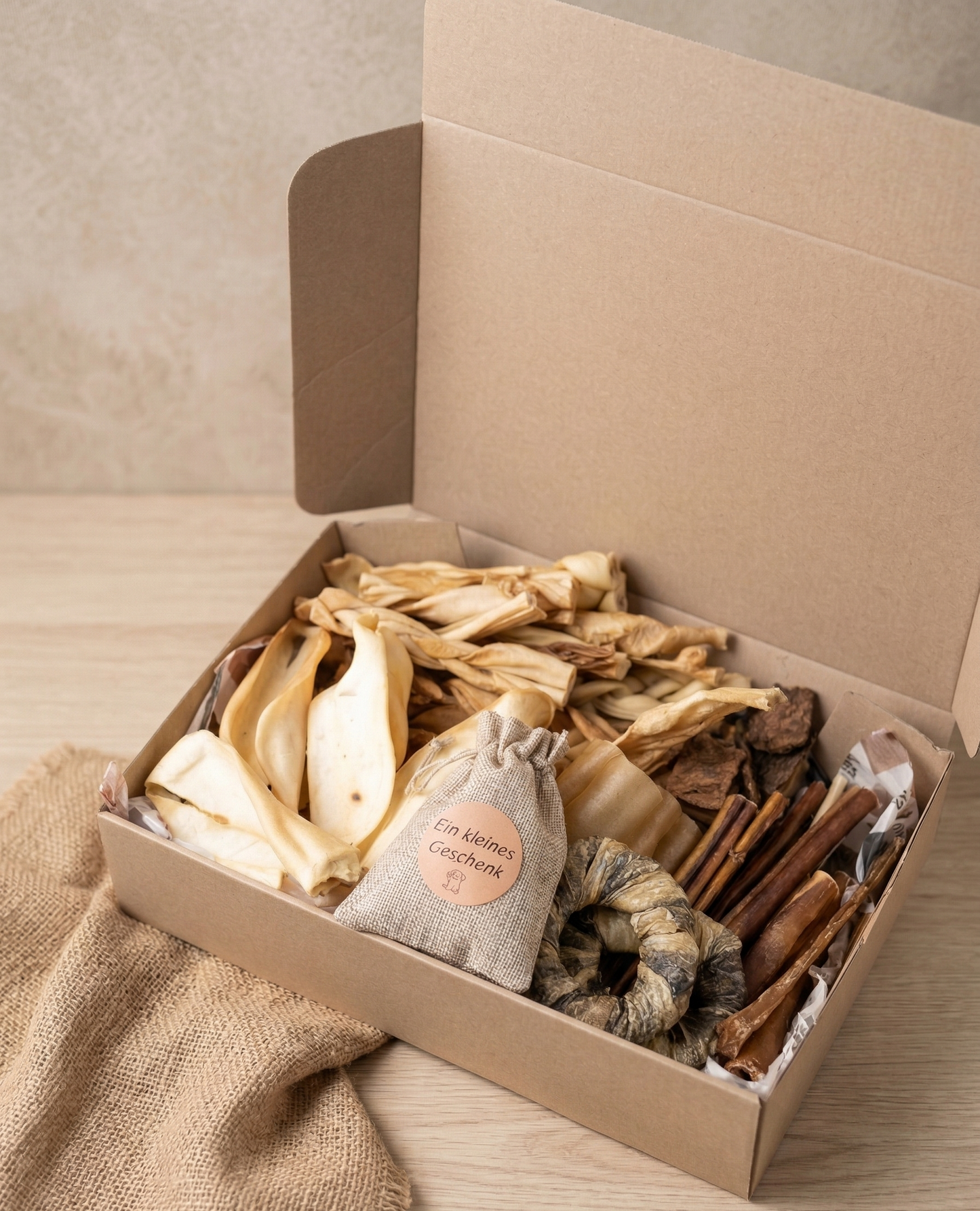 Kaubox für mittel und kleinen Hunde