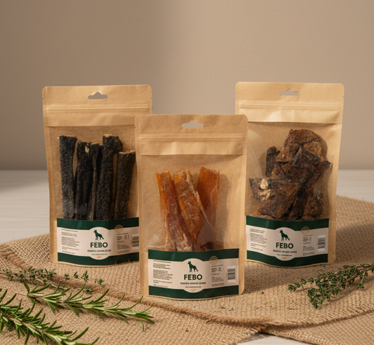 FEBO Kleinhunde-Mix 500g – Rinderpansen, Nackensehne & Lunge