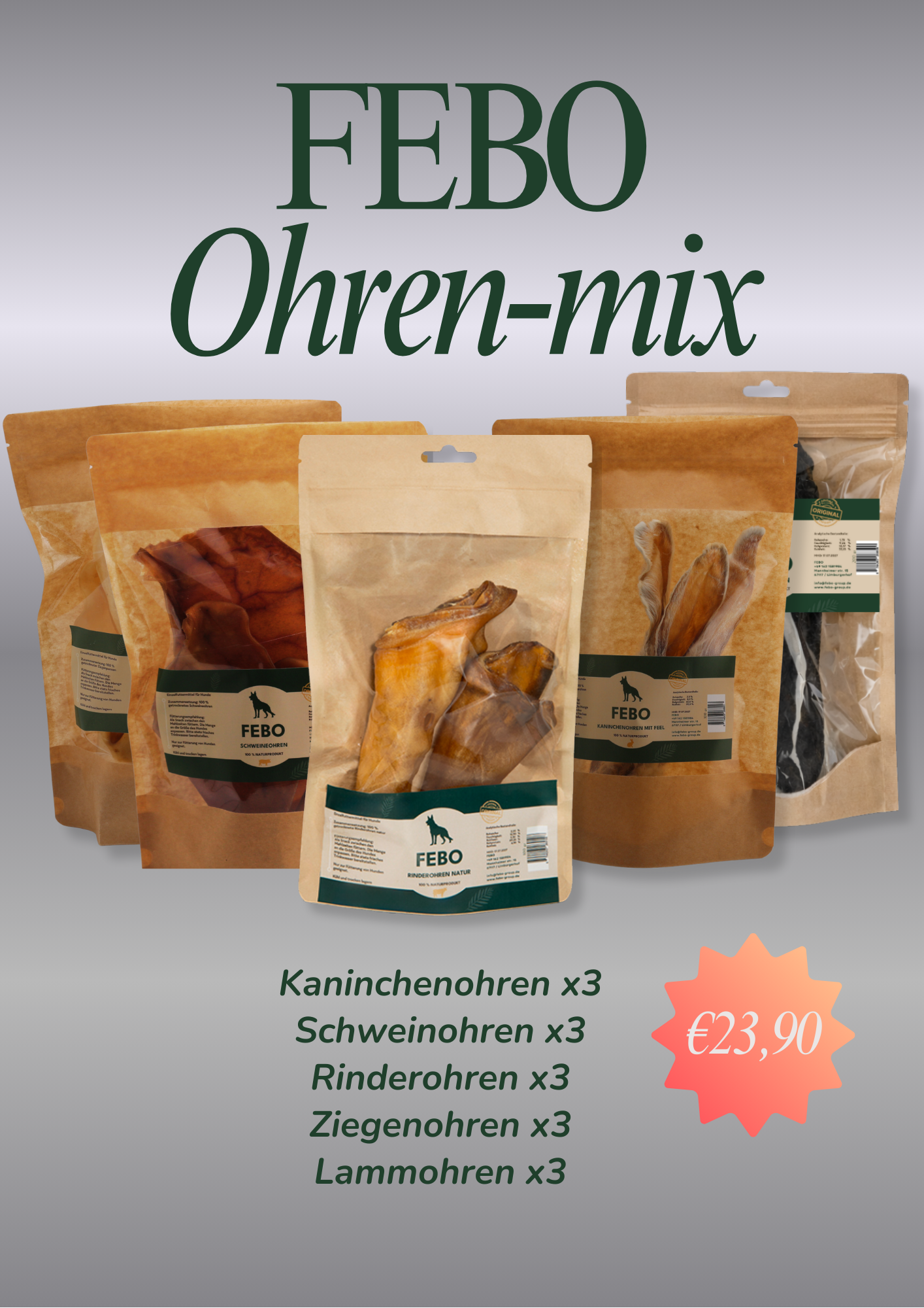 FEBO Ohren-Mix 15 Stück
