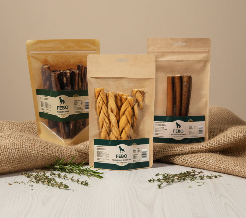 FEBO Premium Mix 600g – Ochsenziemer, Rinderschlund & Pferdehaut