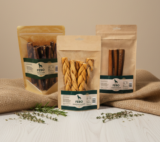 FEBO Premium Mix 600g – Ochsenziemer, Rinderschlund & Pferdehaut